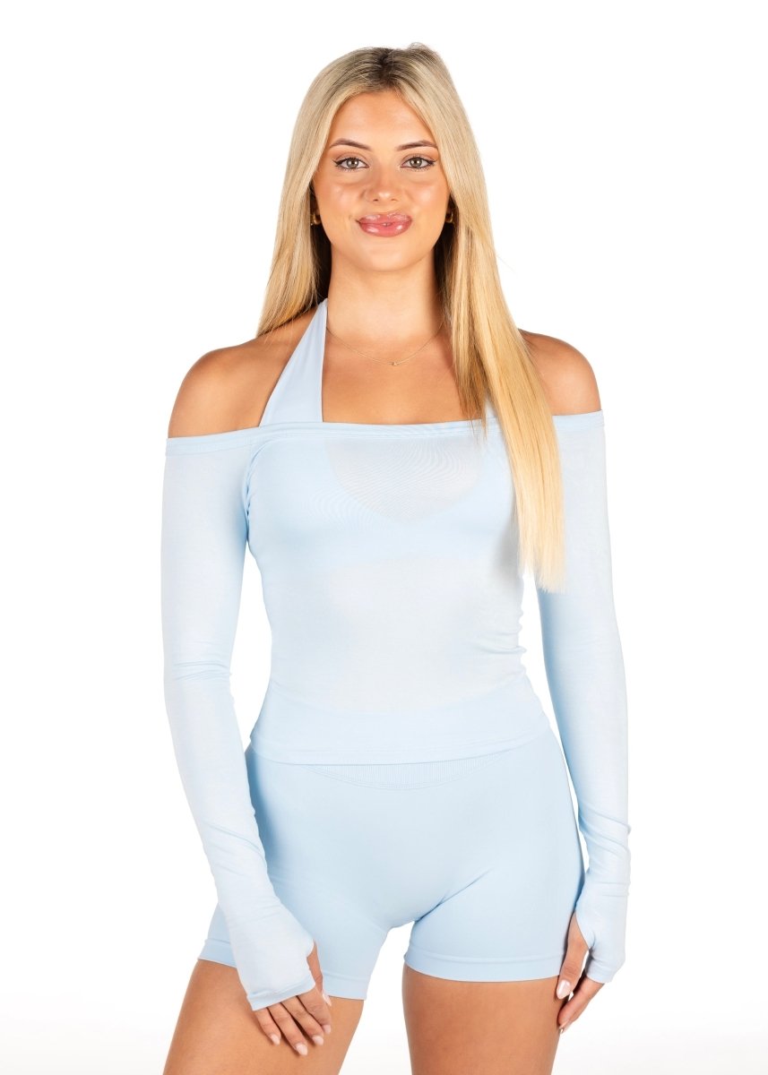 Off The Shoulder Top - Ice Baby - Kikiva Collection