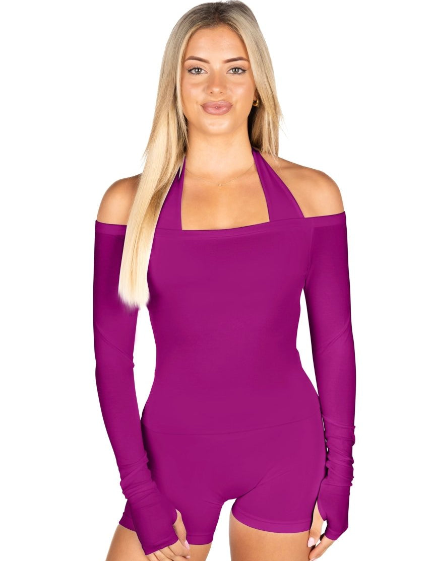 Off The Shoulder Top - Magenta - Kikiva Collection