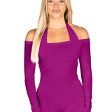 Off The Shoulder Top - Magenta - Kikiva Collection