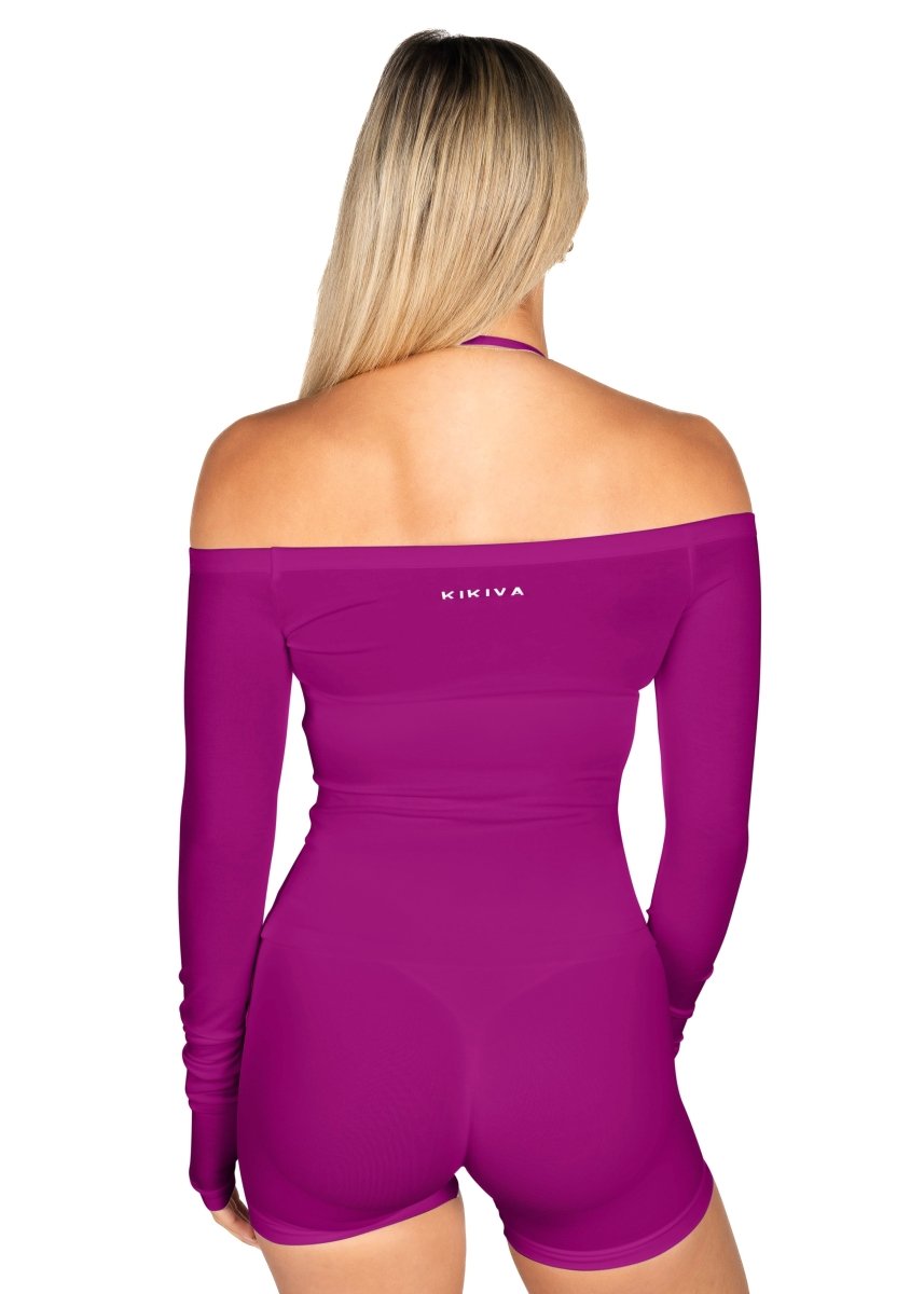 Off The Shoulder Top - Magenta - Kikiva Collection