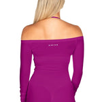Off The Shoulder Top - Magenta - Kikiva Collection