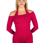 Off The Shoulder Top - Scarlett Ruby - Red - Kikiva Collection
