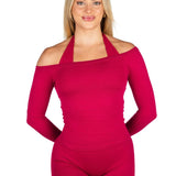 Off The Shoulder Top - Scarlett Ruby - Red - Kikiva Collection
