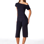 One Shoulder Top - Black - Kikiva Collection