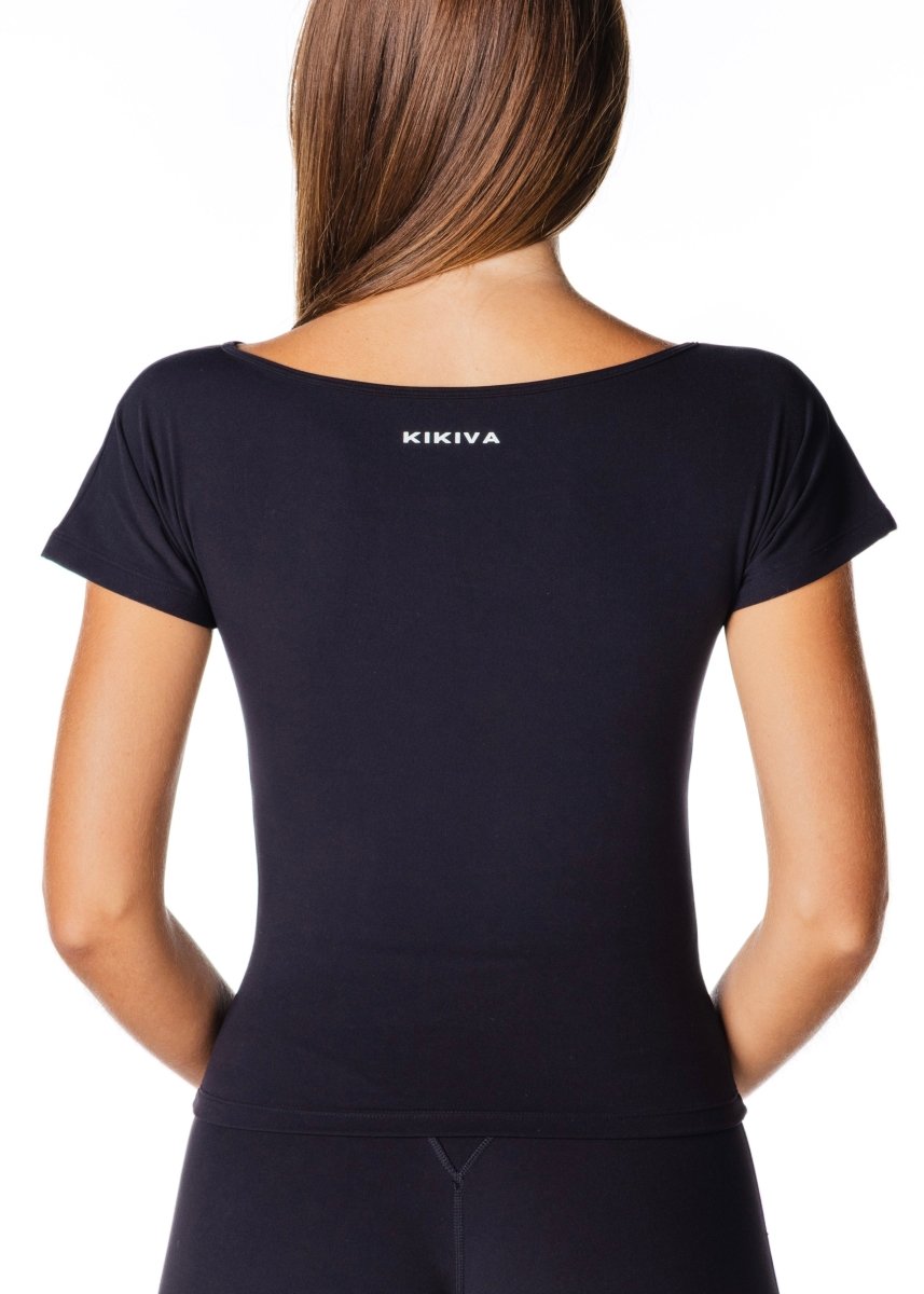 One Shoulder Top - Black - Kikiva Collection