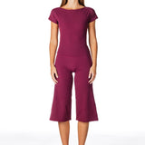 One Shoulder Top - Burgundy - Kikiva Collection