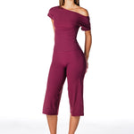 One Shoulder Top - Burgundy - Kikiva Collection