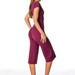 One Shoulder Top - Burgundy - Kikiva Collection