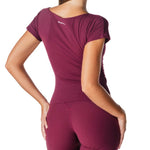 One Shoulder Top - Burgundy - Kikiva Collection