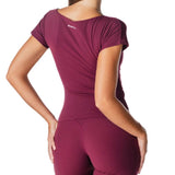 One Shoulder Top - Burgundy - Kikiva Collection