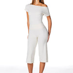 One Shoulder Top - Cream - Kikiva Collection