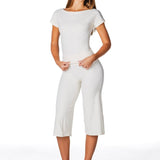 One Shoulder Top - Cream - Kikiva Collection
