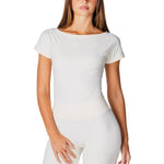 One Shoulder Top - Cream - Kikiva Collection