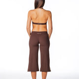 Racer Flow Capri's - Coffee - Kikiva Collection