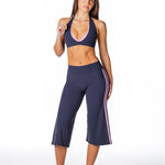 Racer Flow Capri's - Deep Navy - Kikiva Collection
