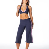 Racer Flow Capri's - Deep Navy - Kikiva Collection