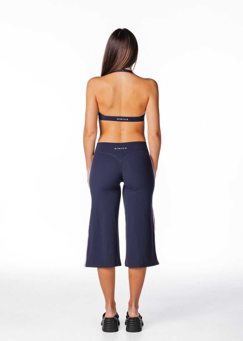 Racer Flow Capri's - Deep Navy - Kikiva Collection