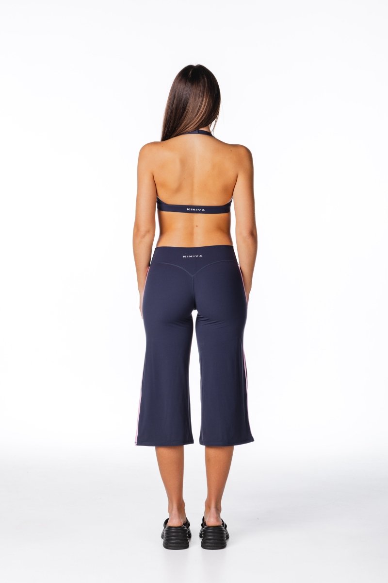 Racer Flow Capri's - Deep Navy - Kikiva Collection