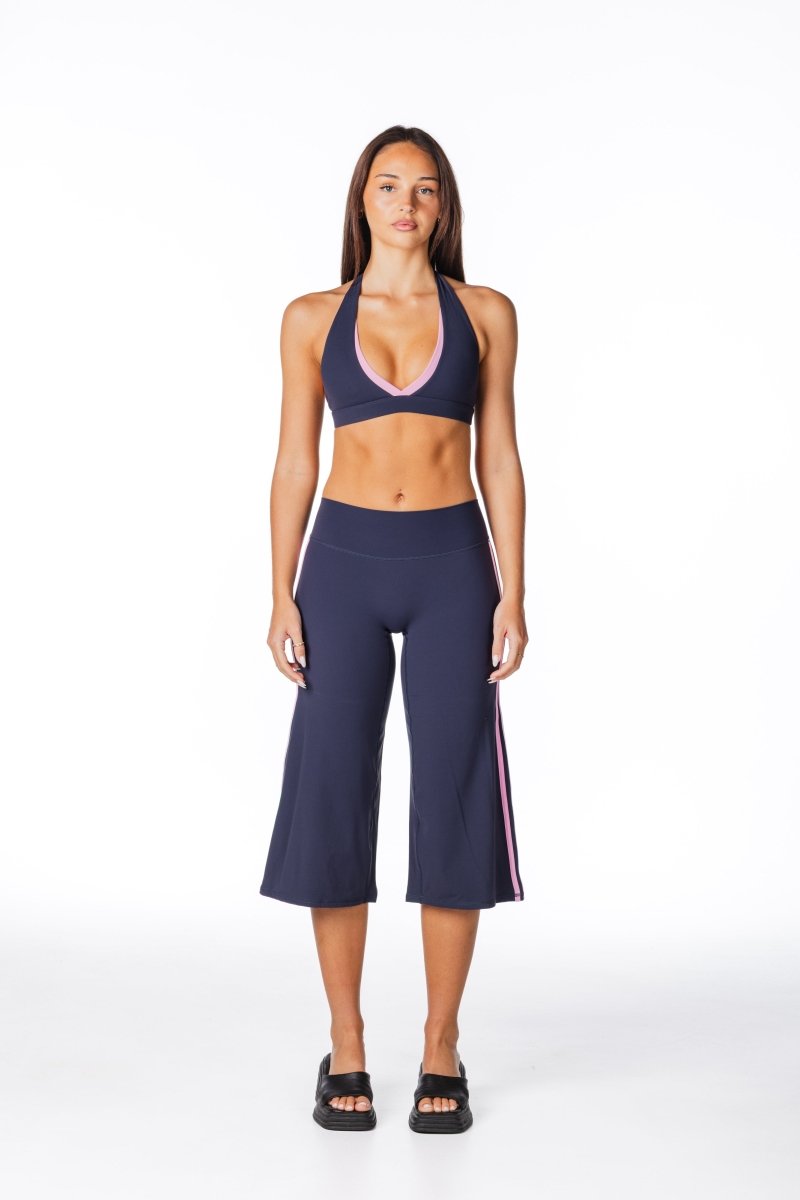 Racer Flow Capri's - Deep Navy - Kikiva Collection