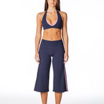 Racer Flow Capri's - Deep Navy - Kikiva Collection