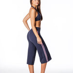 Racer Flow Capri's - Deep Navy - Kikiva Collection