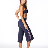 Racer Flow Capri's - Deep Navy - Kikiva Collection