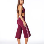 Racer Flow Capri's - Plum - Kikiva Collection