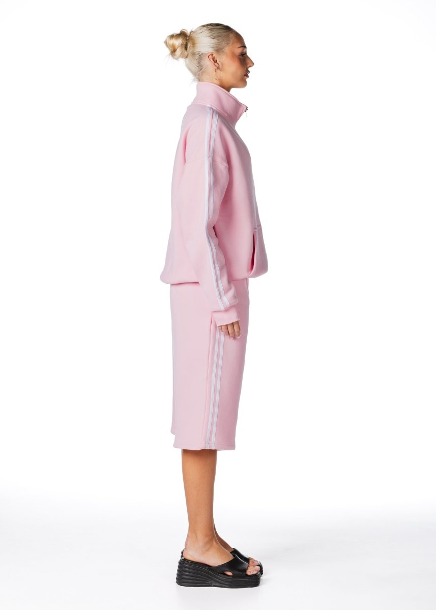 Racer Trackpant - Blush Pink - Kikiva Collection