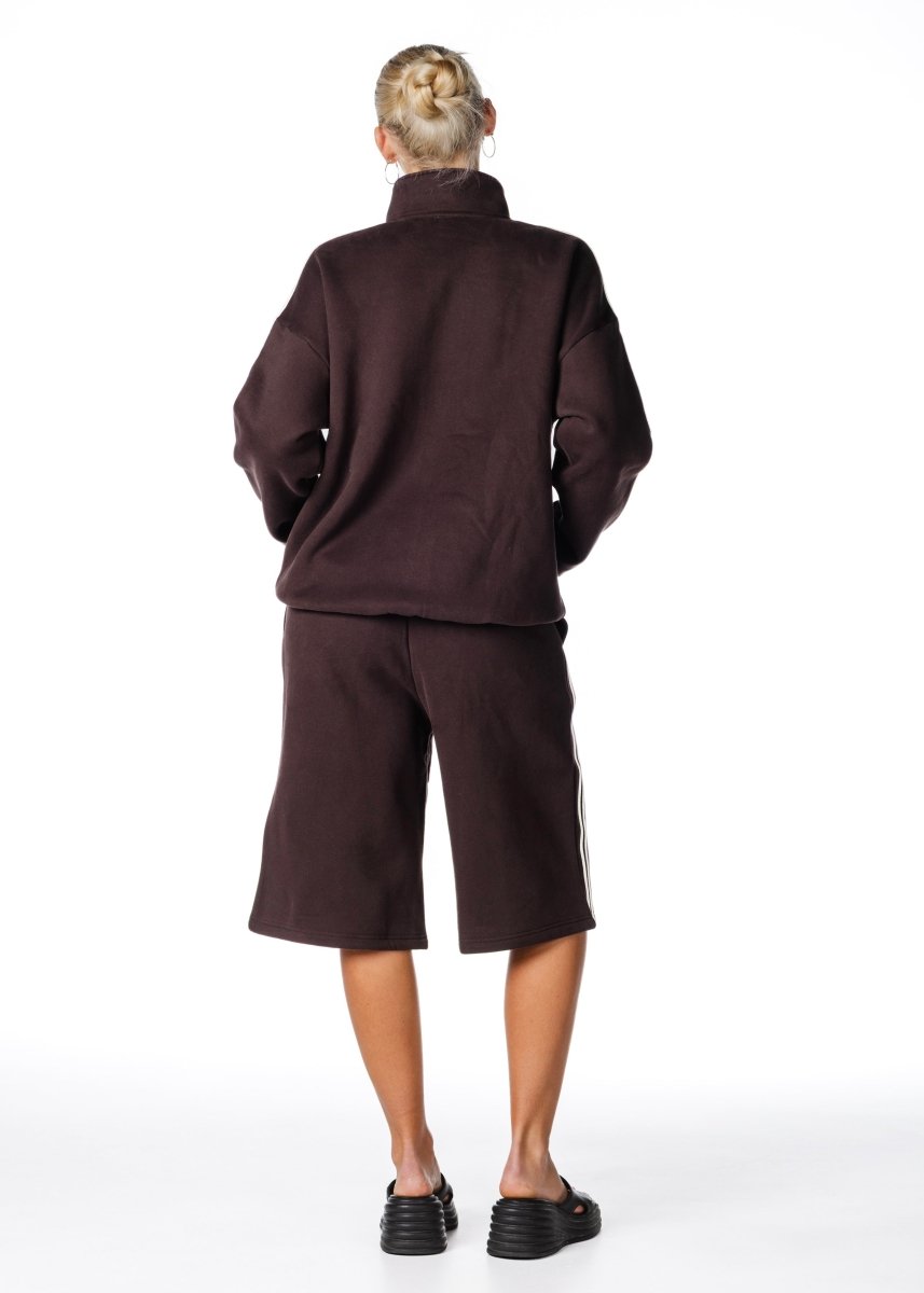Racer Trackpant - Cocoa Brown - Kikiva Collection