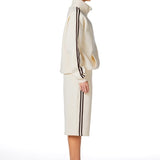 Racer Trackpant - Cream - Kikiva Collection