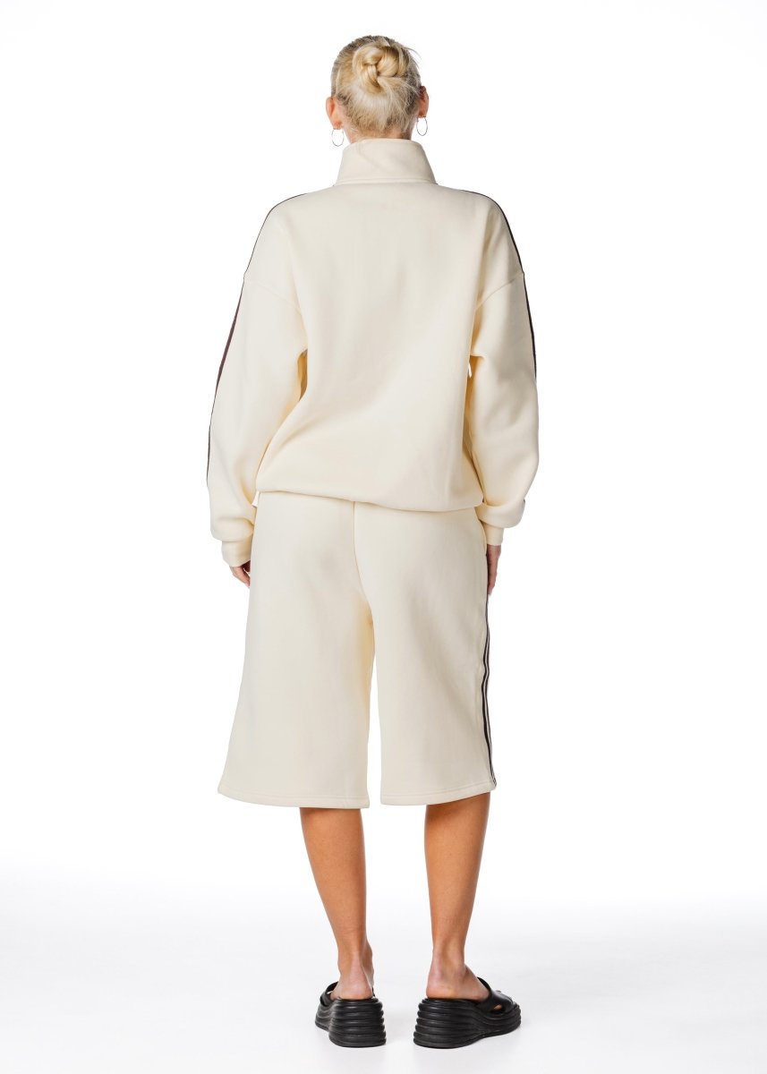 Racer Trackpant - Cream - Kikiva Collection