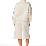 Racer Trackpant - Cream - Kikiva Collection