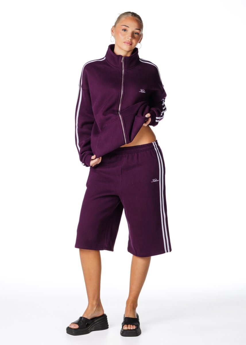 Racer Trackpant - Deep Berry - Kikiva Collection