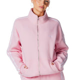 Racer Zip Jacket - Blush Pink - Kikiva Collection