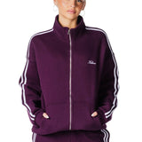 Racer Zip Jacket - Deep Berry - Kikiva Collection