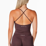 Seamless Capsule Singlet - Dark Choc - Kikiva Collection