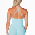 Seamless Capsule Singlet - Ocean Blue - Kikiva Collection