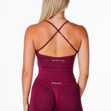 Seamless Capsule Singlet - Wine - Kikiva Collection
