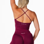 Seamless Capsule Singlet - Wine - Kikiva Collection