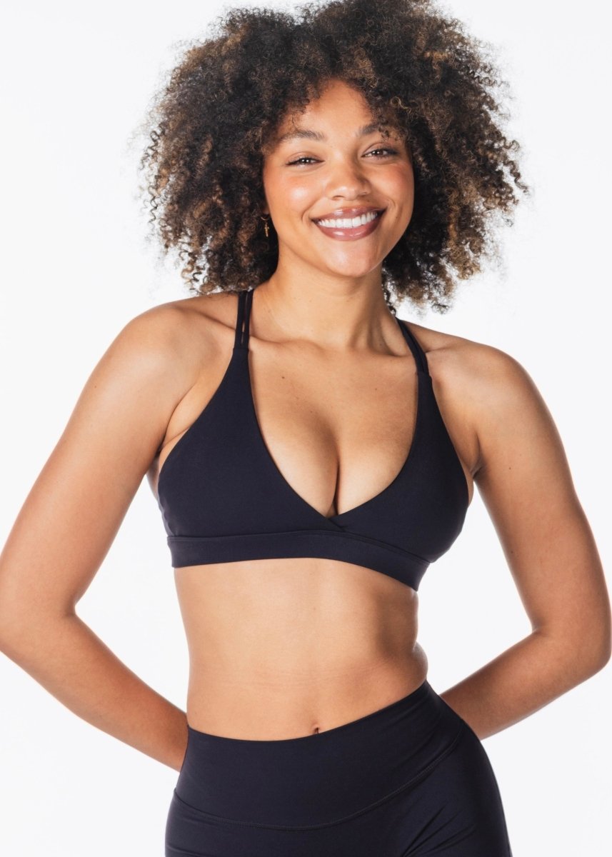 'Serenity' Crop - Black - Kikiva Collection