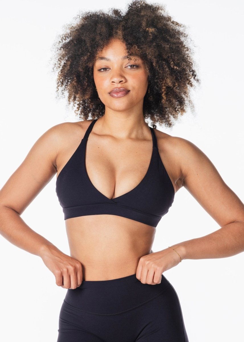 'Serenity' Crop - Black - Kikiva Collection