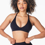 'Serenity' Crop - Black - Kikiva Collection