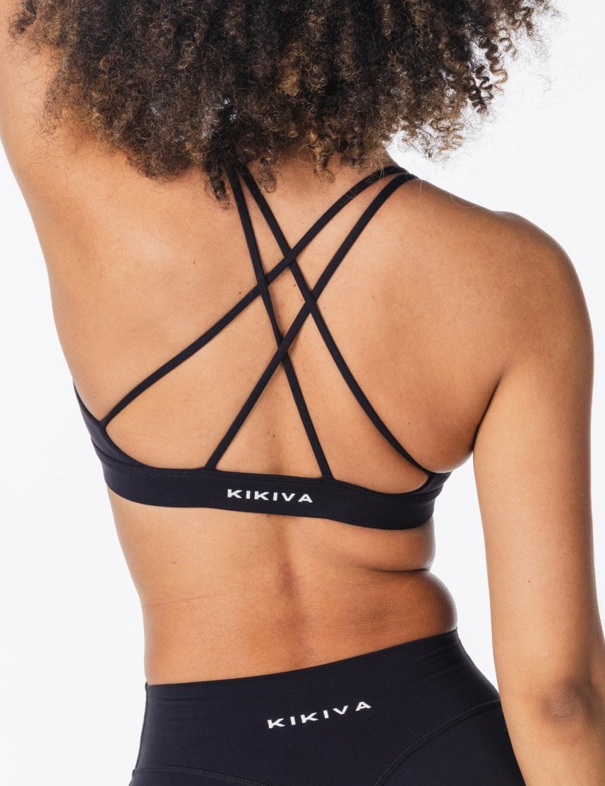 'Serenity' Crop - Black - Kikiva Collection