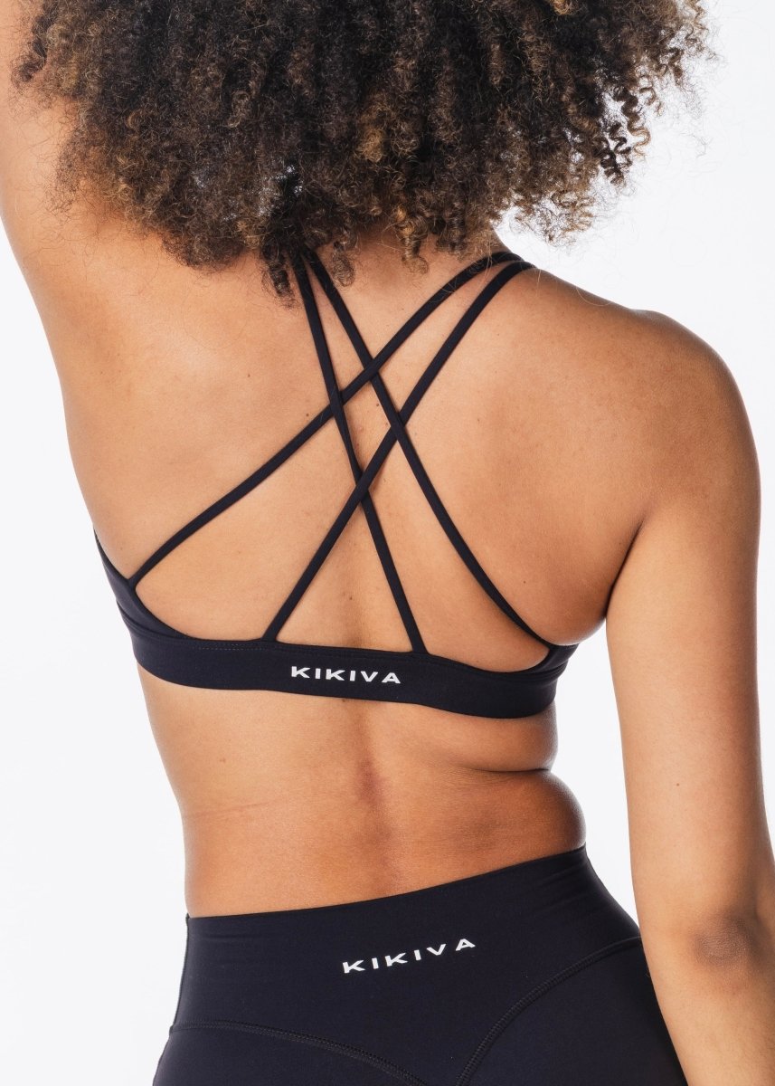 'Serenity' Crop - Black - Kikiva Collection