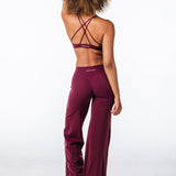 'Serenity' Crop - Burgundy - Kikiva Collection