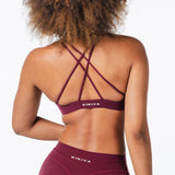 'Serenity' Crop - Burgundy - Kikiva Collection