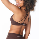'Serenity' Crop - Dark Choc - Kikiva Collection