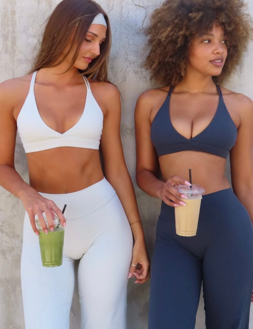 'Serenity' Crop - Dark Navy - Kikiva Collection