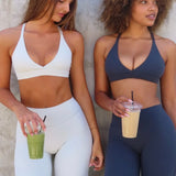 'Serenity' Crop - Dark Navy - Kikiva Collection