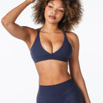 'Serenity' Crop - Dark Navy - Kikiva Collection